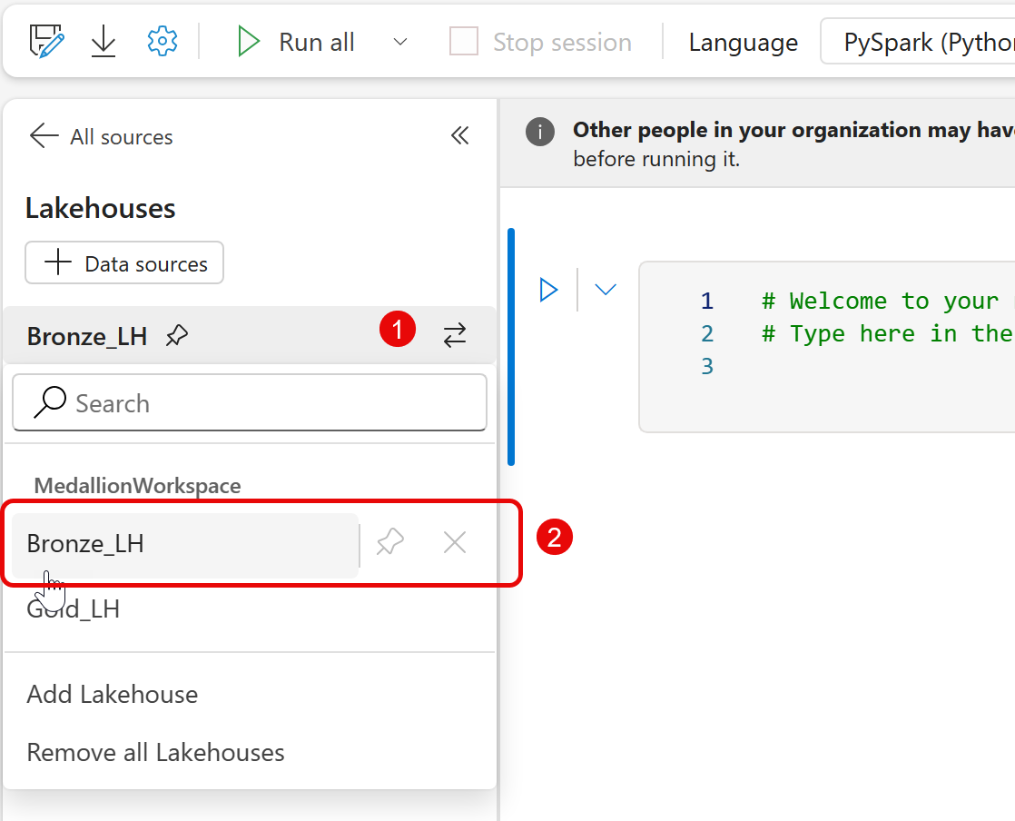 Reading & Writing Fabric Data Between Lakehouses in a Jupyter Notebook