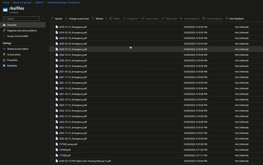 Bring your own data to Azure OpenAI Service Large Language Models
