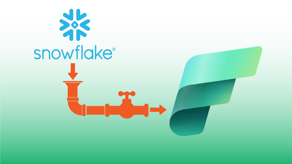 Importing Snowflake data to Microsoft Fabric using a Data Pipeline